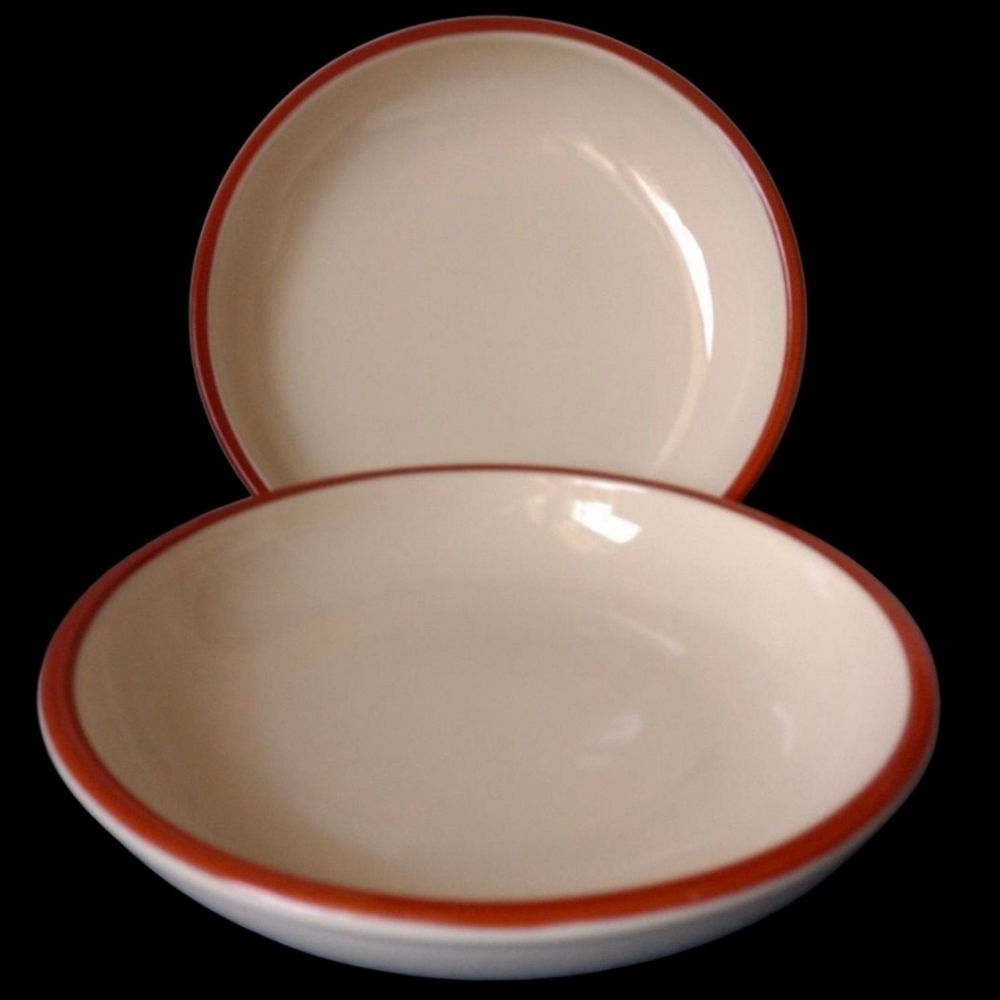 NWT CASA BELLA BY WSP ~ (2) TERRA COTTA PASTA BOWLS